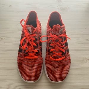 Orange and Black Adidas